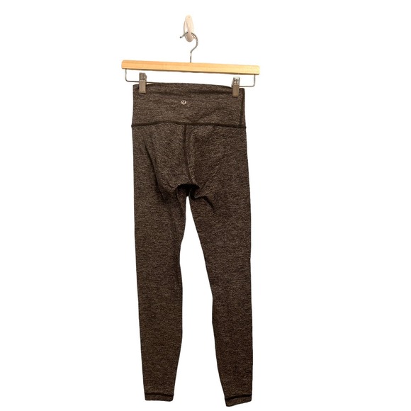 Lululemon Wunder Under Hi-Rise Tight *28" Heathered Black #4 - Picture 10 of 12